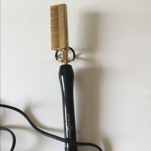 Gold hot straightener